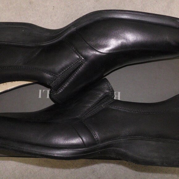 Bruno Magli Ashton Black Leather Loafers Mens 11 M Shoes Hand-Made in Italy main image 9